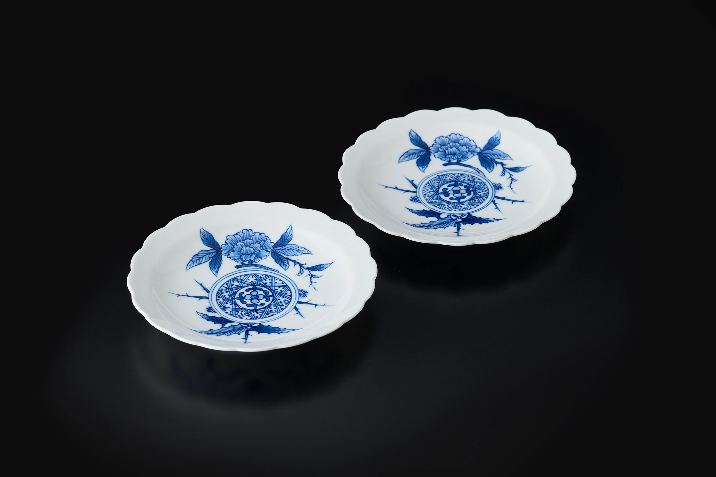 古い皿　染付 古伊万里 染付 角皿 (25cm) – S-STORE
